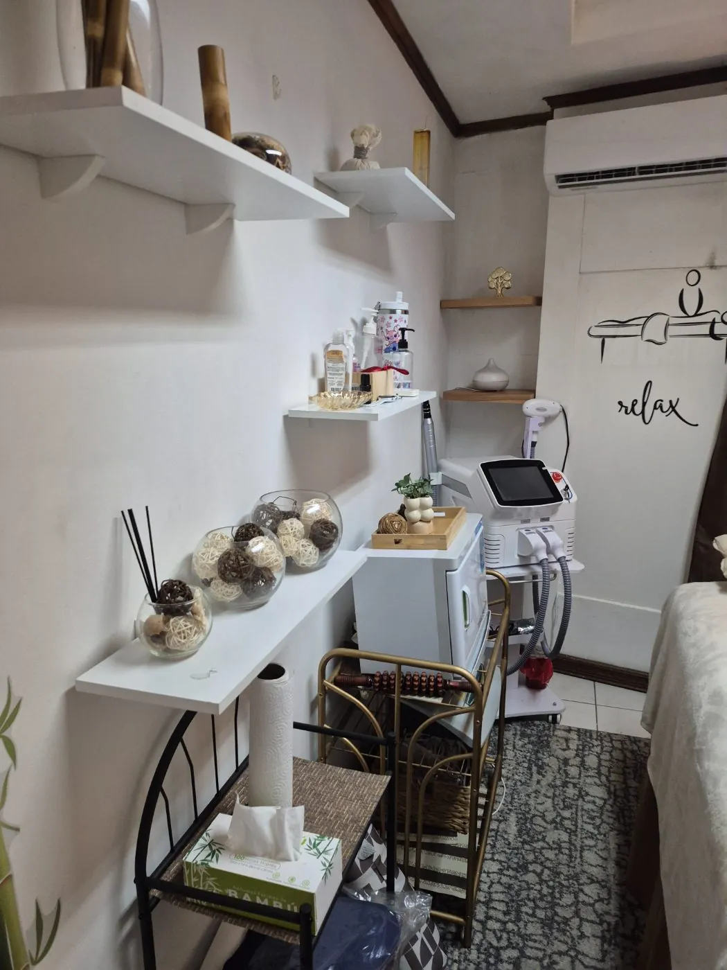 Sala de tratamientos de Hands and Paradise Spa